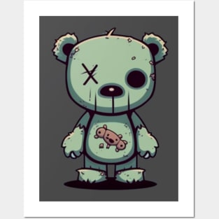 Zombie Bear Posters and Art